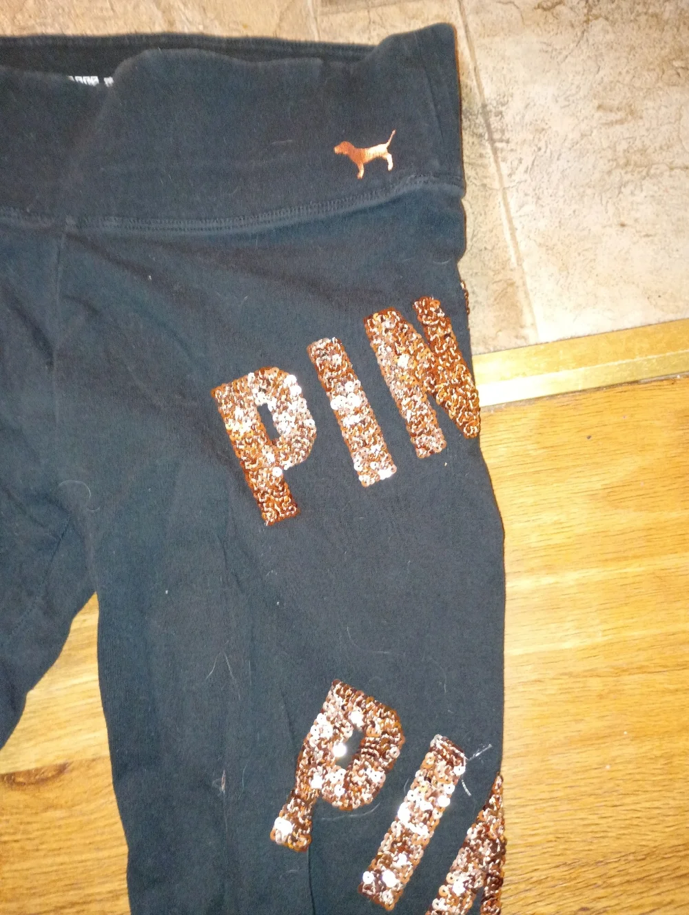 Victoria's Secret Bling Yoga Leggings - Picture 2 of 2